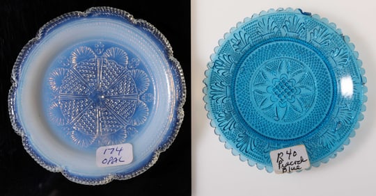LEE/ROSE NO. 40 AND 174 CUP PLATES, LOT OF TWO