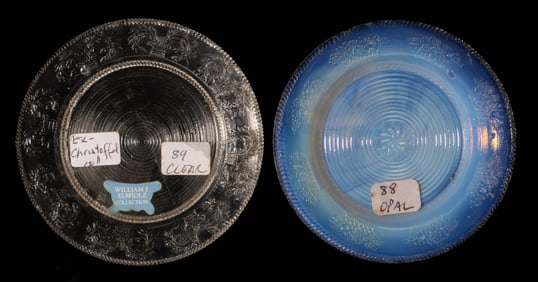 LEE/ROSE NO. 88 AND 89 CUP PLATES, LOT OF TWO