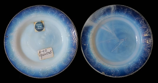LEE/ROSE NO. 90 CUP PLATES, LOT OF TWO