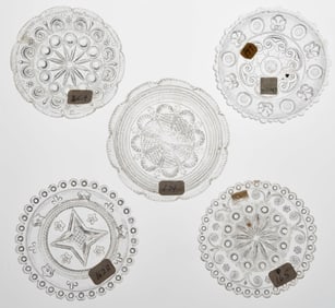 LEE/ROSE NO. 162, 162-A, 162-B, 165, 166-A, 169-A, 169-B, 172-A, 172-B, 174, AND 177 CUP PLATES, LOT