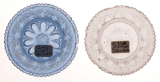 LEE/ROSE NO. 291 AND 330 CUP PLATES, LOT OF TWO