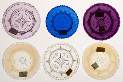 LEE/ROSE NO. 323, 324 (FOUR), AND 330 CUP PLATES, LOT OF SIX
