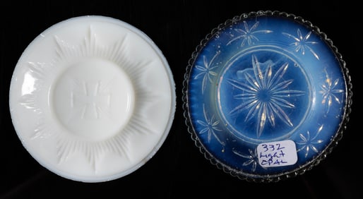LEE/ROSE NO. 332 AND 342 CUP PLATES, LOT OF TWO