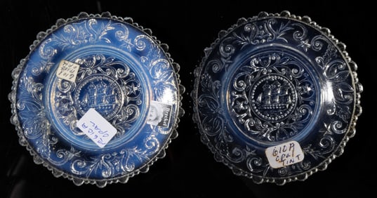 LEE/ROSE NO. 610-A (TWO) CUP PLATES, LOT OF TWO