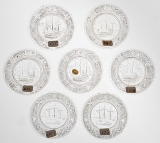 LEE/ROSE WITHIN NO. 610 - 632-A CUP PLATES, LOT OF 20
