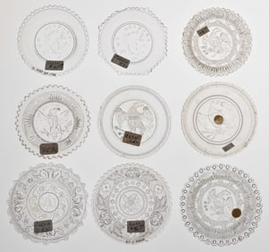 LEE/ROSE WITHIN NO. 662 - 680-E CUP PLATES, LOT OF 18
