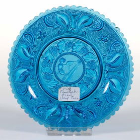 LEE/ROSE NO. 808 / HARP LACY GLASS TODDY PLATE