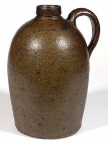 STAMPED "D.H. HENKEL", PAGE CO., SHENANDOAH VALLEY OF VIRGINIA STONEWARE JUG
