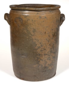 STAMPED "D.H. HENKEL & CO. / STONYMAN, / VA.", PAGE CO., SHENANDOAH VALLEY OF VIRGINIA STONEWARE JAR