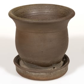 PAGE CO., SHENANDOAH VALLEY OF VIRGINIA STONEWARE FLOWER POT