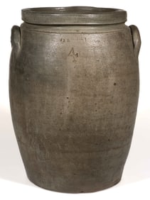 STAMPED "J. B. MAGEE", WASHINGTON CO., VALLEY OF VIRGINIA STONEWARE JAR