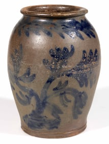 VIRGINIA DECORATED STONEWARE JAR