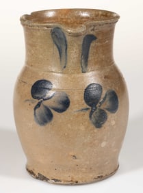 BALTIMORE, MARYLAND DECORATED STONEWARE PITCHER