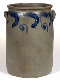 BALTIMORE, MARYLAND DECORATED STONEWARE LARGE JAR