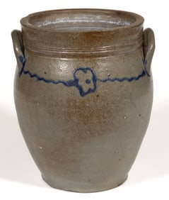 BALTIMORE, MARYLAND DECORATED STONEWARE JAR