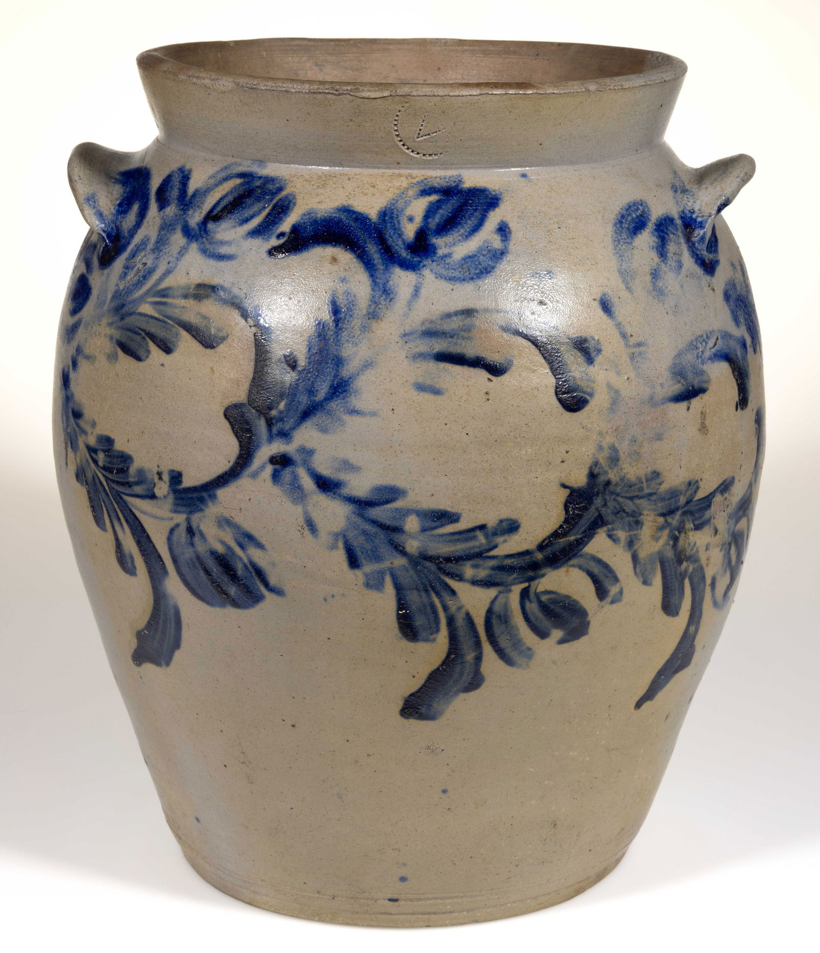 BALTIMORE, MARYLAND DECORATED STONEWARE JAR (1 of 5)