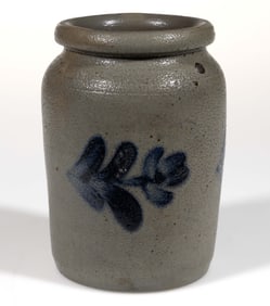 BALTIMORE, MARYLAND DECORATED STONEWARE JAR