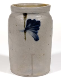 BALTIMORE, MARYLAND DECORATED STONEWARE JAR