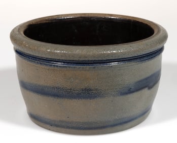 WESTERN PENNSYLVANIA DECORATED BUTTER CROCK