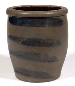 WESTERN PENNSYLVANIA DECORATED STONEWARE JAR