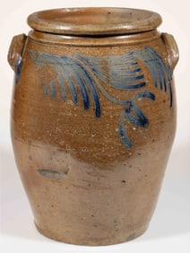 MID-ATLANTIC DECORATED STONEWARE JAR