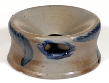 MID-ATLANTIC DECORATED STONEWARE SPITTOON
