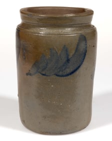 MID-ATLANTIC DECORATED STONEWARE JAR