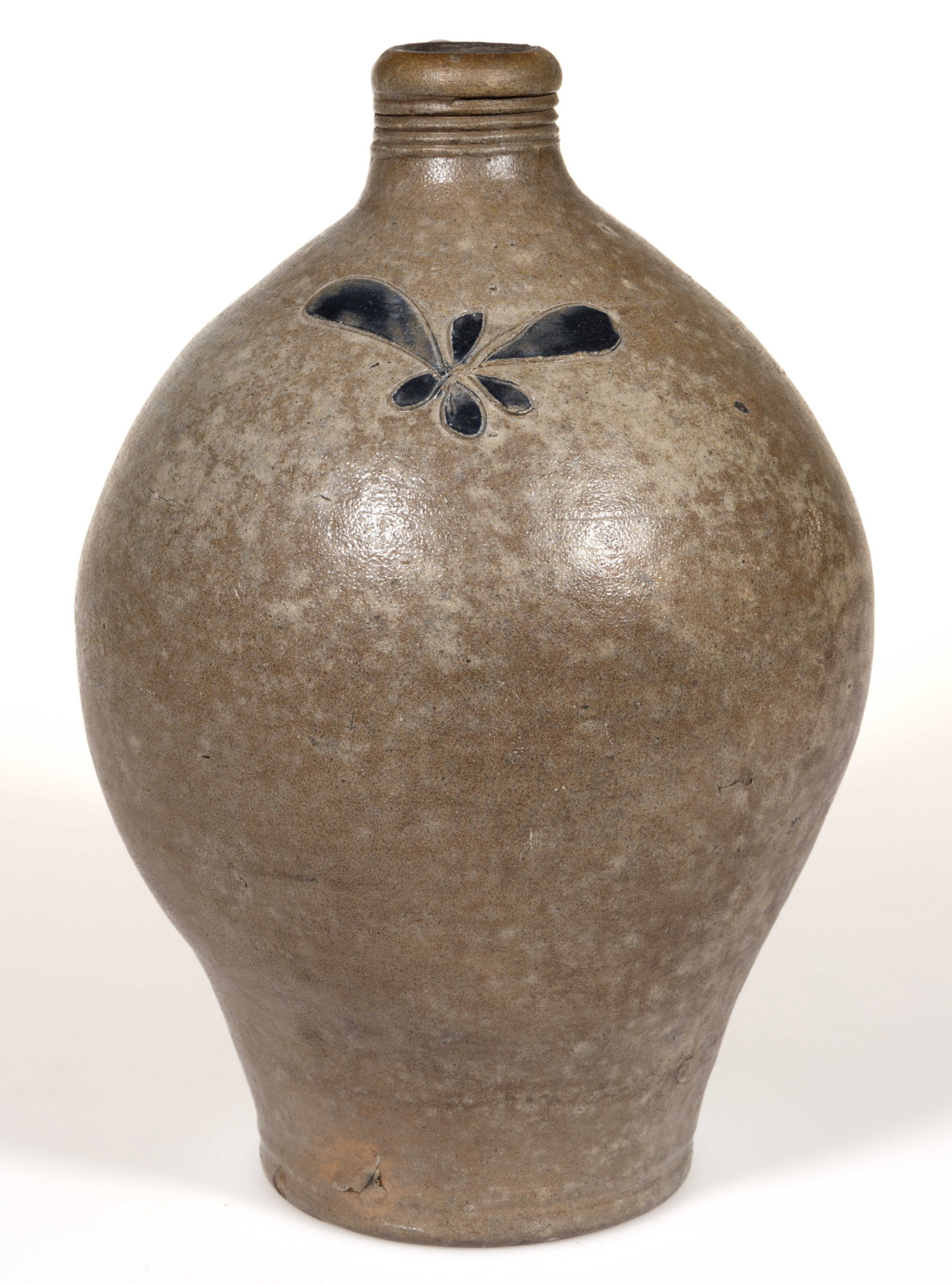 MANHATTAN, NEW YORK DECORATED STONEWARE JUG (1 of 5)