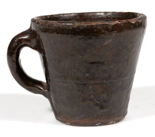 AMERICAN EARTHENWARE / REDWARE MUG