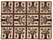 NORTH CAROLINA "VASE OF ROSES / FLOWERS" APPLIQUE QUILT
