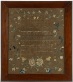 LEBANON, NEW HAMPSHIRE NEEDLEWORK SAMPLER
