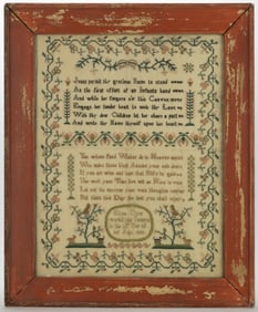 AMERICAN / BRITISH NEEDLEWORK SAMPLER