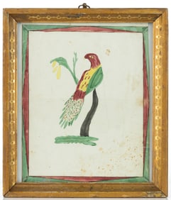 AMERICAN FOLK ART FRAKTUR DRAWING / REWARD OF MERIT