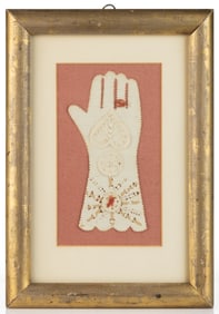 AMERICAN FOLK ART CUT-WORK / SCHERENSCHNITTE VALENTINE