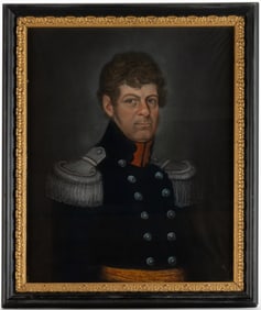 DUTCH SCHOOL (19TH CENTURY) PORTRAIT OF A DUTCH NATIONAL MILITIA OFFICER