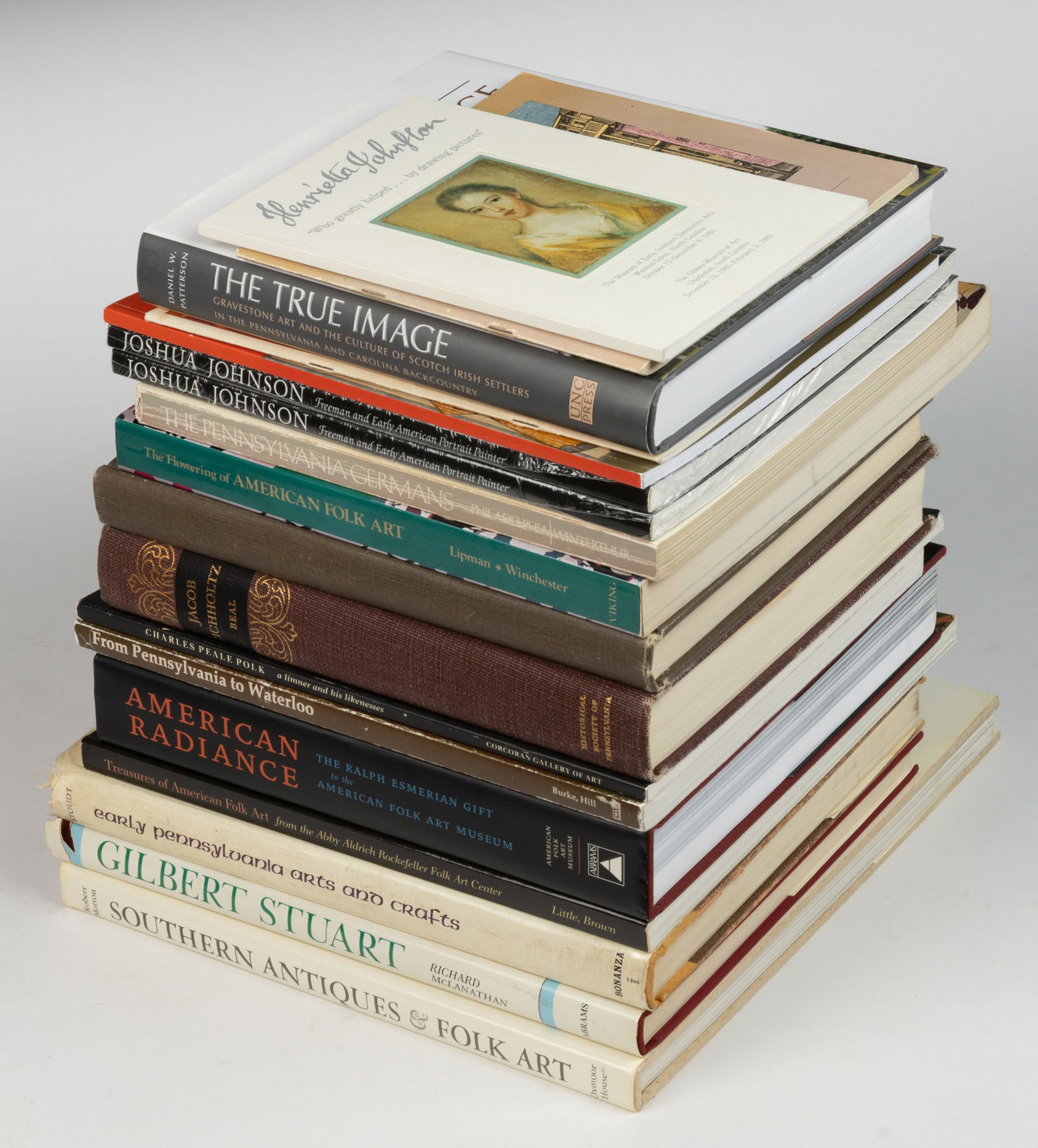 PENNSYLVANIA AND OTHER FOLK AND FINE ARTS REFERENCE VOLUMES, LOT OF 18 (1 of 1)