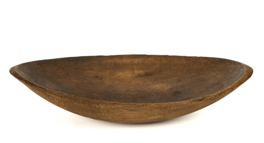 COUNTRY TREEN TRENCHER / DOUGH BOWL