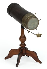 C. G. BUSH & CO., PROVIDENCE RHODE ISLAND PATENTED TABLETOP / PARLOR KALEIDOSCOPE