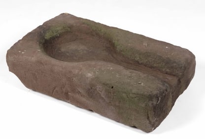 PENNSYLVANIA CARVED STONE ARCHITECTURAL SPILL BOX