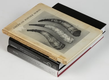 AMERICAN POWDER HORNS REFERENCE VOLUMES, LOT OF THREE
