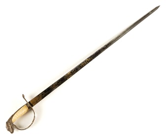 AMERICAN FEDERAL ERA EAGLE-HEAD OFFICER'S SWORD
