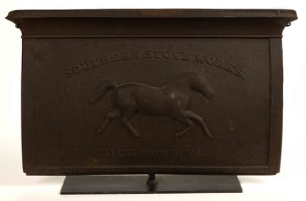SOUTHERN STOVE WORKS, RICHMOND, VIRGINIA CAST-IRON STOVE PLATE