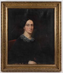 AMERICAN SCHOOL (19TH CENTURY) PORTRAIT OF LUCY GOODE BRENT (VIRGINIA, 1830-1881) WITH ROBERT E. LEE