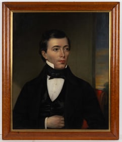BOSTON AREA, MASSACHUSETTS SCHOOL (19TH CENTURY) PORTRAIT OF A YOUNG GENTLEMAN
