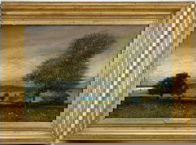 EDWARD MITCHELL BANNISTER (CANADIAN-AMERICAN, C. 1828-1901), ATTRIBUTED, LANDSCAPE PAINTING