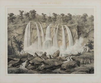 EDWARD BEYER (GERMAN / AMERICAN, 1820-1865) "ALBUM OF VIRGINIA" PRINT