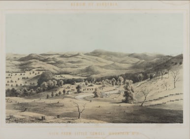 EDWARD BEYER (GERMAN / AMERICAN, 1820-1865) "ALBUM OF VIRGINIA" PRINT