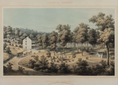 EDWARD BEYER (GERMAN / AMERICAN, 1820-1865) "ALBUM OF VIRGINIA" PRINT