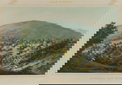 EDWARD BEYER (GERMAN / AMERICAN, 1820-1865) "ALBUM OF VIRGINIA" PRINT