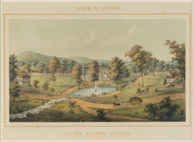 EDWARD BEYER (GERMAN / AMERICAN, 1820-1865) "ALBUM OF VIRGINIA" PRINT